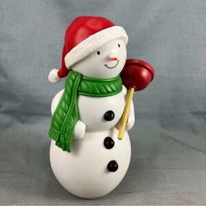 Hallmark Jolly in the John Talking Singing Snowman 8" Motion Activated Bathroom